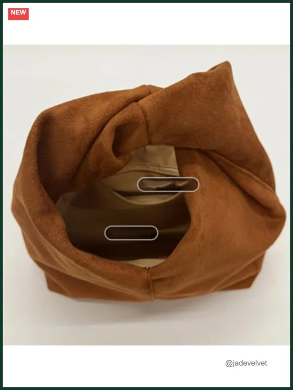 Slouchy Suede Tote Bag Crossbody Shoulder Handbag Women Pleated Hobo Purse